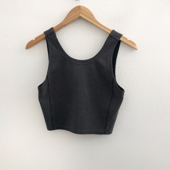 LULULEMON Ribbed Softstreme Cropped Tank Top Size 6 - Picture 3 of 12